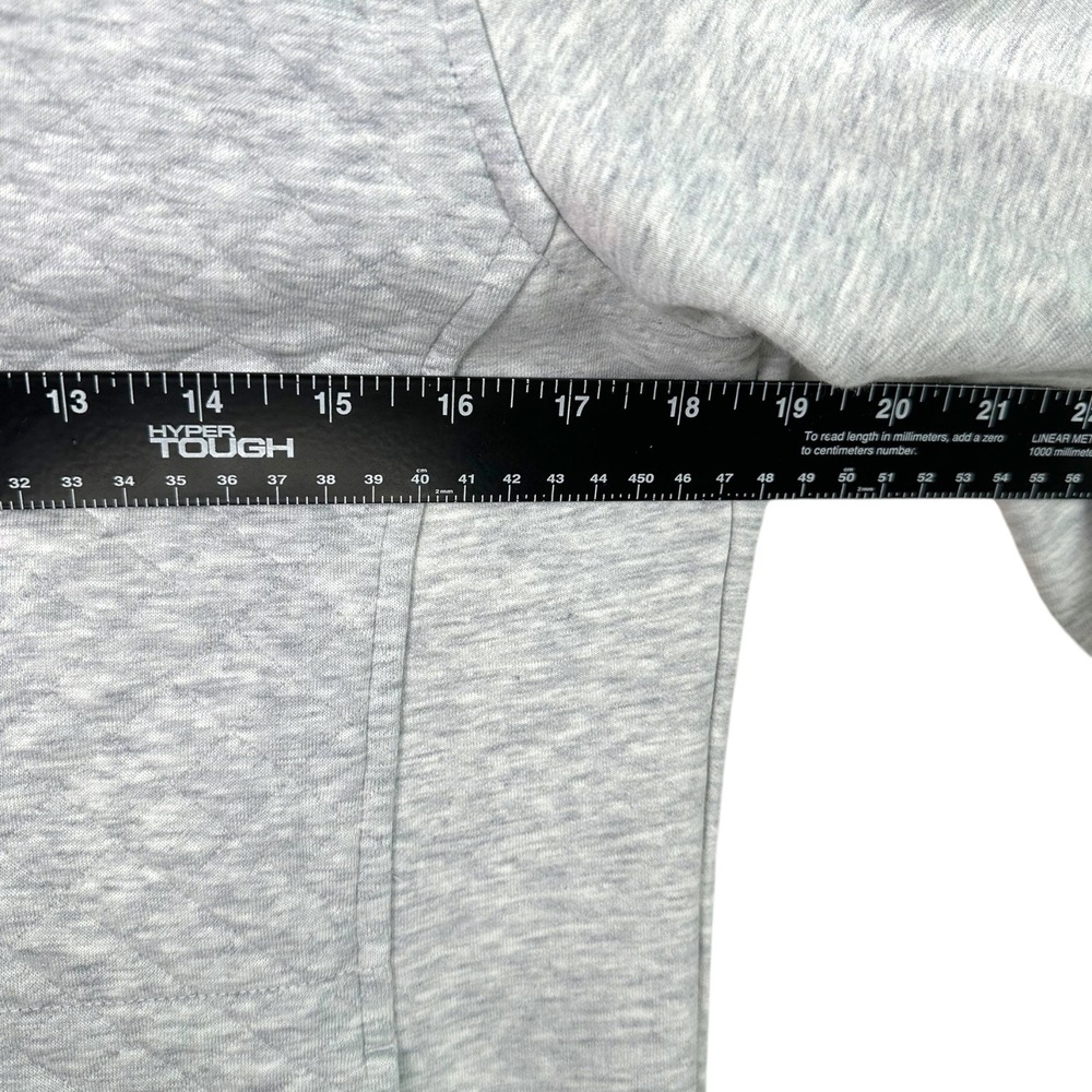 L.L. Bean Women's Quilted Quarter Zip Pullover Sweatshirt Gray Size Small - Picture 8 of 13